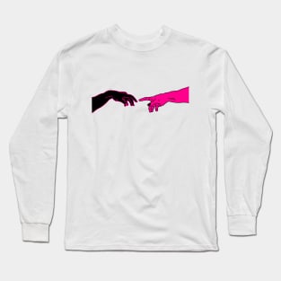 Creation of Adam Pink Long Sleeve T-Shirt